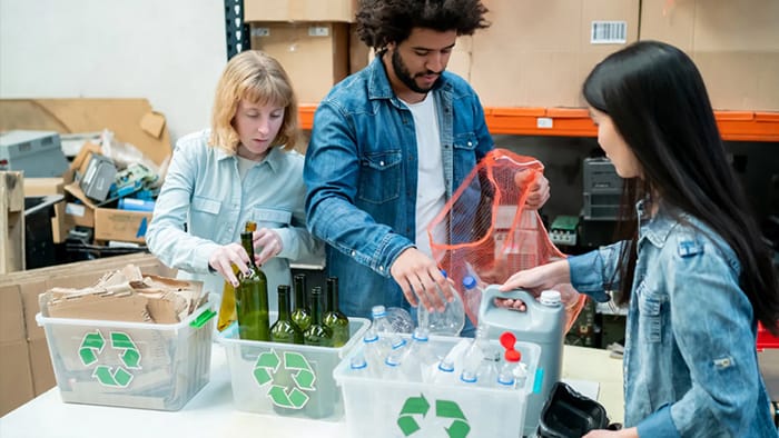 Sistema de gestión basura cero.