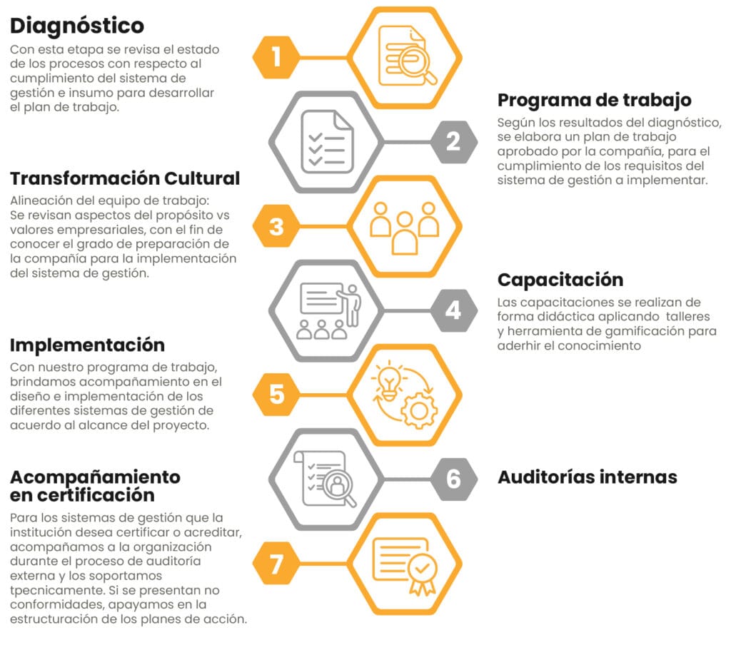 Etapas de consultoría - Qualithe